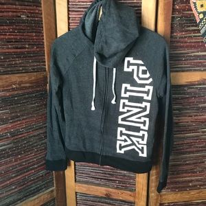 Soft cotton zip hoody.